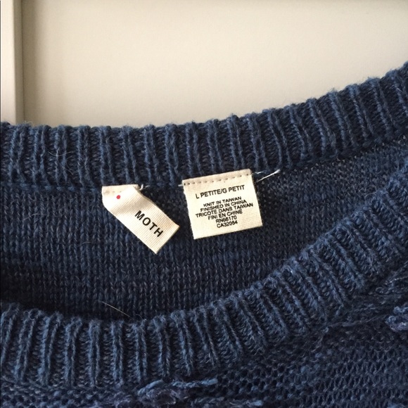 Cropped Anthropologie Moth Sweater - Picture 3 of 4